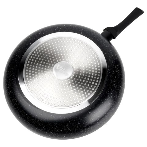 Patelnia Granitowa 32 cm Black Line Indukcja Gaz Non-stick VILDE