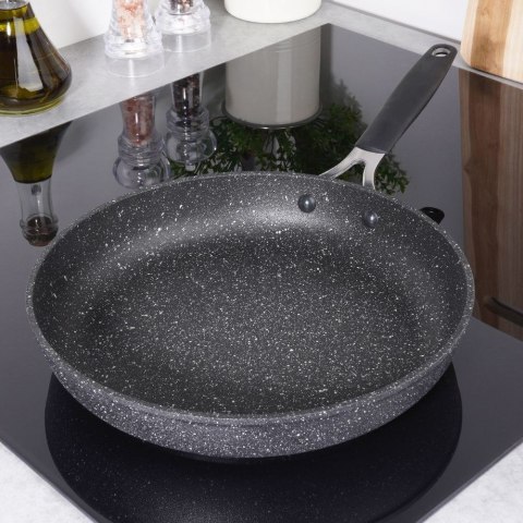 Patelnia Granitowa Nieprzywierająca 26 cm ORION Stoner Indukcja Piekarnik