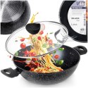 Patelnia Granitowa Nieprzywierająca Głęboka Gaz Indukcja ORION 28 cm 3,5l