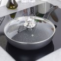 Patelnia Granitowa z Pokrywką 28 cm ORION Grande do Indukcji