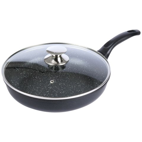 Patelnia Granitowa z Pokrywką 28 cm ORION Grande do Indukcji
