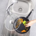 Patelnia Granitowa z Pokrywką 28 cm ORION Grande do Indukcji