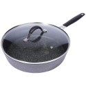 Patelnia Granitowa z Pokrywką 28 cm ORION Stoner Indukcja Piekarnik