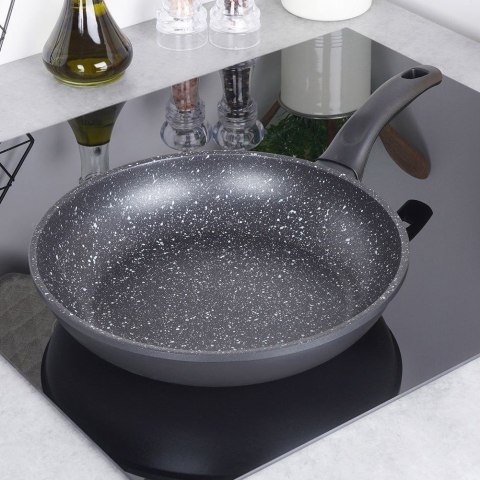 Patelnia Indukcja Granitowa Nieprzywierająca Solidna Trwała ORION 28 cm