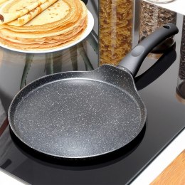 Patelnia do Naleśników Granitowa 24 cm VILDE Black Line Indukcja