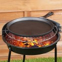 Patelnia do Naleśników Placków Pizzy Tortilli Żeliwna Solidna ORION 26 cm