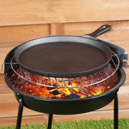 Patelnia do Naleśników Placków Pizzy Tortilli Żeliwna Solidna ORION 26 cm