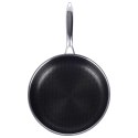 Patelnia Stalowa Głęboka 28 cm ORION Nieprzywierająca do Piekarnika