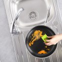 Patelnia Stalowa Głęboka 28 cm ORION Nieprzywierająca do Piekarnika