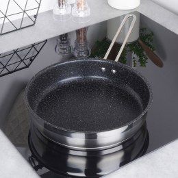 Patelnia Stalowa do Smażenia Nieprzywierająca Trwała GRANDE 26 cm