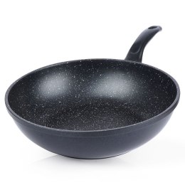 Patelnia Wok Granitowa 30 cm ORION Grande Nieprzywierająca Indukcja
