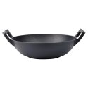 Patelnia Wok Żeliwna 32 cm VILDE Cast Line do Piekarnika Indukcja
