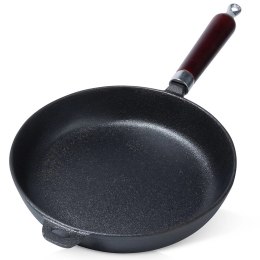 Patelnia Żeliwna Indukcja Gaz Grillowa na Ognisko Solidna Trwała VILDE 24cm