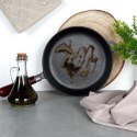 Patelnia Żeliwna Indukcja Gaz Grillowa na Ognisko Solidna Trwała VILDE 24cm