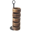 Patera 5-Poziomowa Piętrowa Drewniana Obrotowa ORION 18,5 x 12,5 x 44,5 cm
