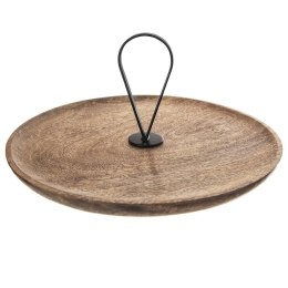 Patera Drewniana Talerz do Serwowania na Ciasta Przekąski MANGO 30,5 cm