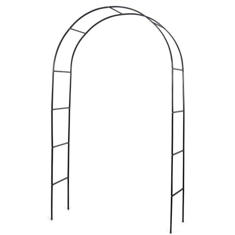 Pergola Ogrodowa Dekoracyjna Łuk Drabinka Metalowa Solidna VILDE 145x235 cm