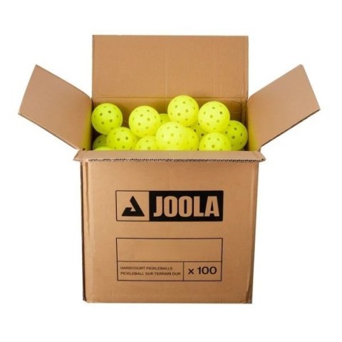 Piłki do Pickleballa Outdoorowe JOOLA Primo Żółte Turniejowe 100 szt