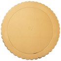 Podkład pod Tort Okrągły Sztywny Złoty 32 cm ORION Tektura Dekoracyjna