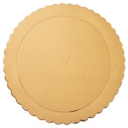 Podkład pod Tort Okrągły Złoty 30 cm ORION Wytrzymała Podkładka