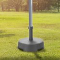 Podstawa do Parasola Ogrodowego Betonowa Antracytowa Solidna VILDE 25 kg