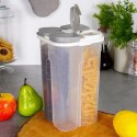 Pojemnik Dzielony z Dozownikiem 2,4 L EXCELLENT 4 Przegrody 23,5 x 13,5 cm