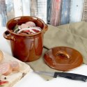 Pojemnik Garnek do Kiszenia Marynowania Ceramiczny z Pokrywką ORION 1 l