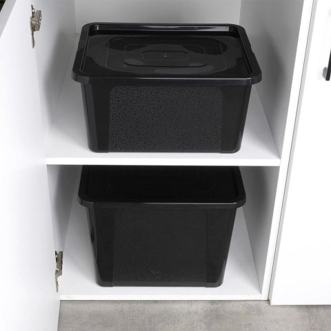 Pojemnik do Przechowywania Uniwersalny Plastikowy z Pokrywką VILDE 30 l