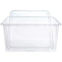 Pojemnik do Przechowywania z Pokrywką 20 L VILDE Organizer 40 x 33 x 20 cm