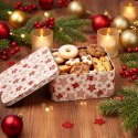 Puszka na Ciastka Świąteczna Zielona 15 x 15 cm na Prezent ORION Xmas