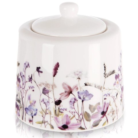 Cukiernica Porcelanowa z Pokrywką Louka 320 ml Polne Kwiaty ORION