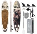 Deska do Pływania Sup Paddleboard Zestaw 7w1 KUBISPORT 350 x 90 x 15 cm