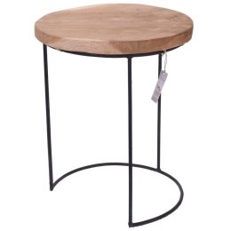 Stolik Kawowy Metalowy Okrągły Dekoracyjny Zestaw HOME STYLING 3 szt.
