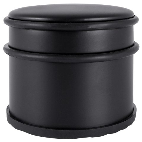Stoper do Drzwi Odbojnik Ciężki 1,1 kg Czarny Loft bez Montażu VILDE
