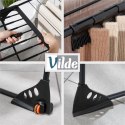 Suszarka XXL na Pranie Ubrania Metalowa Czarna Składana VILDE 204-260 cm