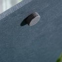 Taca do Serwowania 38 x 20 cm Czarny Łupek Kamień Naturalny Uchwyt ORION