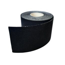 Taśma Tejpy do Kinesiotapingu Kinezjologiczna Czarna MASTER 5 cm x 5 m