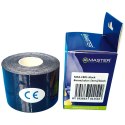 Taśma Tejpy do Kinesiotapingu Kinezjologiczna Czarna MASTER 5 cm x 5 m