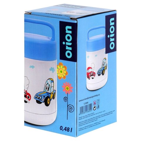 Termos Obiadowy Termiczny Stalowy Dziecięcy dla Dzieci Autka ORION 450ml