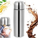 Termos Stalowy 500 ml ORION Klasyczny Srebrny do Kawy i Herbaty