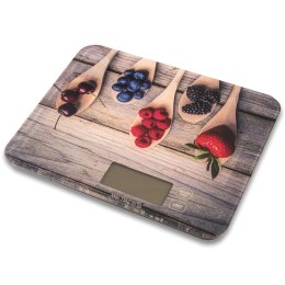 Waga Kuchenna Cyfrowa Szklana do 15 kg LCD Funkcja TARA Owoce