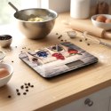 Waga Kuchenna Cyfrowa Szklana do 15 kg LCD Funkcja TARA Owoce