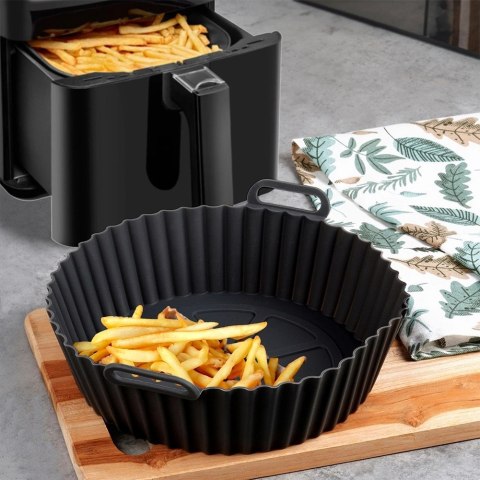 Wkład Silikonowy do Frytkownicy Air Fryer Okrągły 20,5 cm Akcesoria