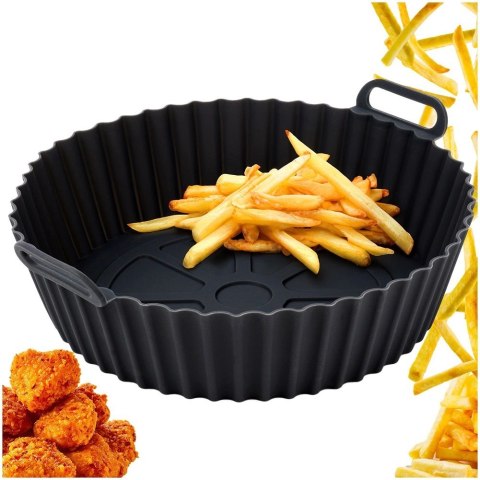 Wkład Silikonowy do Frytkownicy Air Fryer Okrągły 20,5 cm Akcesoria