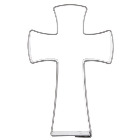 Wykrawacz do Ciastek Krzyż Duży 6,4 cm Stal Nierdzewna do Zmywarki