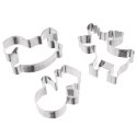 Wykrawacze do Ciastek Zestaw 3 szt. Stal ORION Świąteczne 7 x 6,5 cm