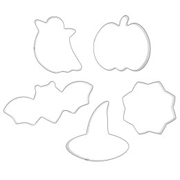 Wykrawacze do Ciastek Zestaw 6 szt. Stal ORION Halloween Dynia Zmywarka