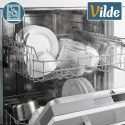 Zestaw 6 Szklanek XXL 370 ml Ryflowane do Kawy Herbaty Szkło VILDE