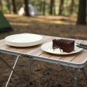 Zestaw 6 Talerzyków Deserowych 20,5 cm Kremowe Sandy na Camping