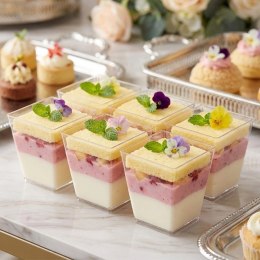 Zestaw 6 szt. Pucharków 180ml do Finger Food i Przekąsek ORION Desery